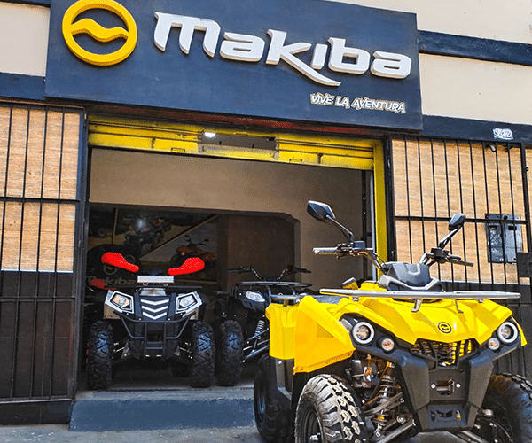Cuatrimotos Makiba Modelo MAK-200 en la tienda de Trujillo.