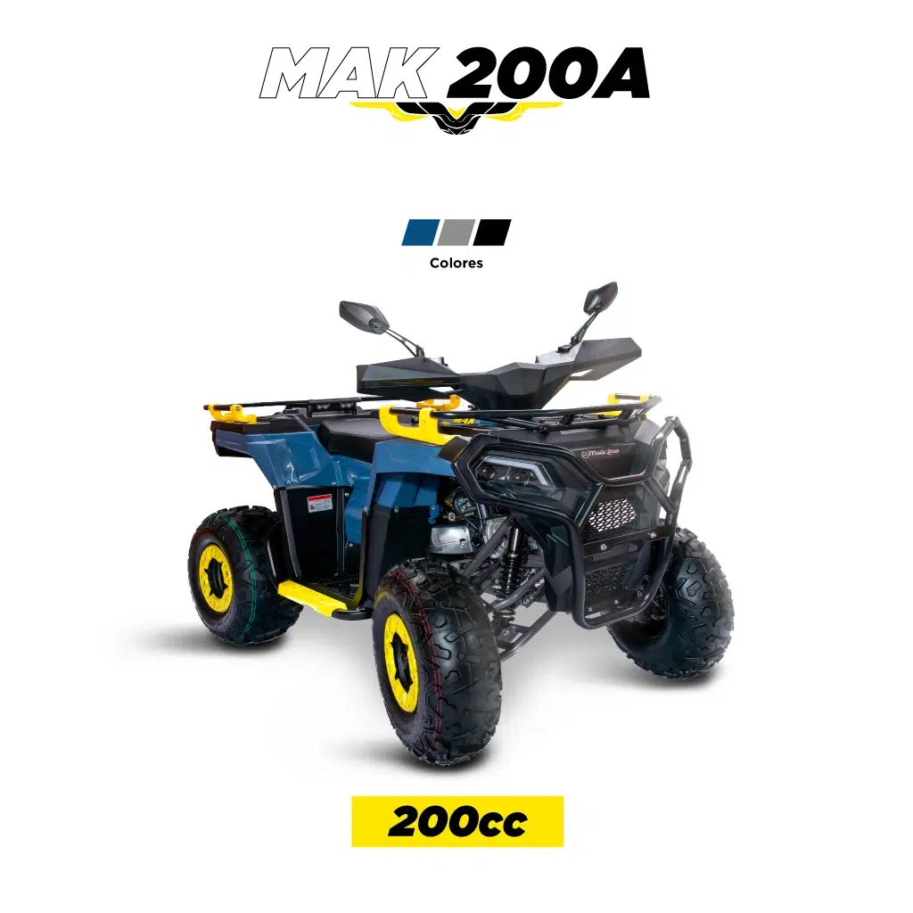 Cuatrimotos mak 200a makiba